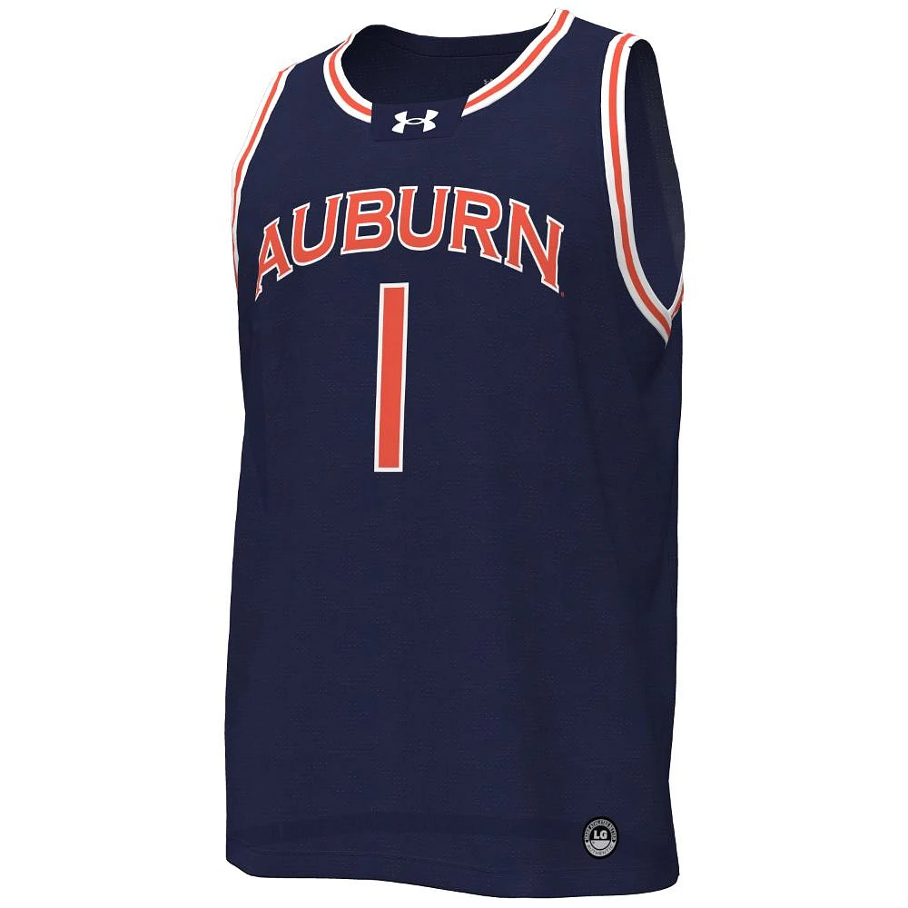 Auburn Under Armour #1 Replica Basketball Jersey