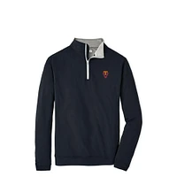 Virginia Tech Peter Millar Vault Perth Solid 1/4 Zip