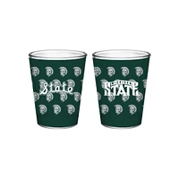 Michigan State 2 Oz Vault Repeat Shot Glass