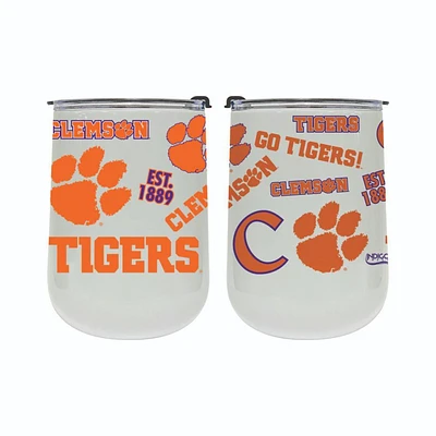 Clemson 18 Oz Medley Curve Tumbler