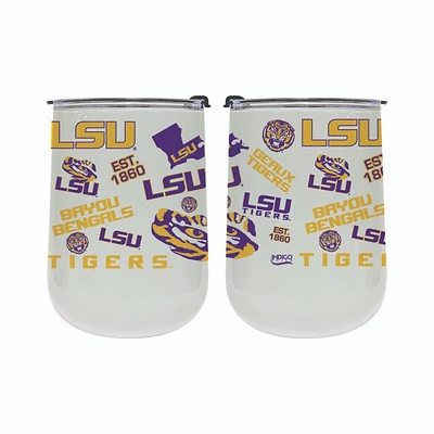 LSU 18 Oz Medley Curve Tumbler