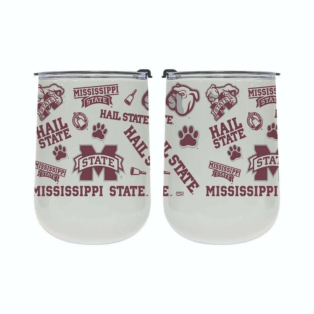 Mississippi State 18 Oz Medley Curve Tumbler