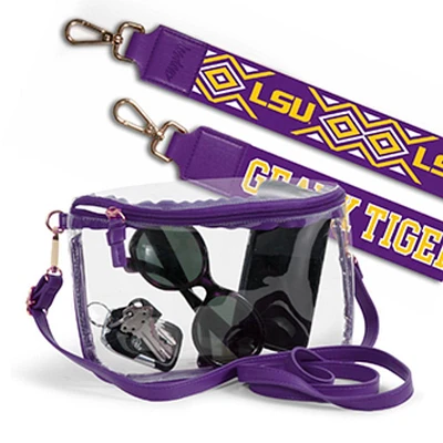 LSU Lexi Crossbody Clear Bag