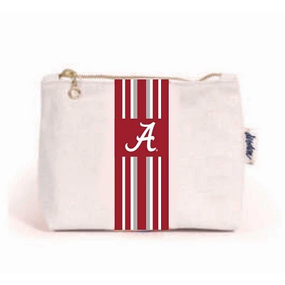 Alabama Canvas Stripe Pouch