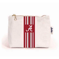 Alabama Canvas Stripe Pouch