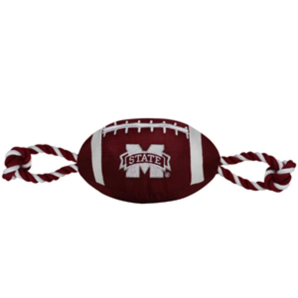 Mississippi State Nylon Football Pet Toy