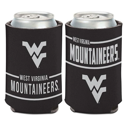 West Virginia 12 Oz Blackout Can Cooler