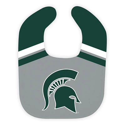 Michigan State Wee Ones Jersey Soft Bib