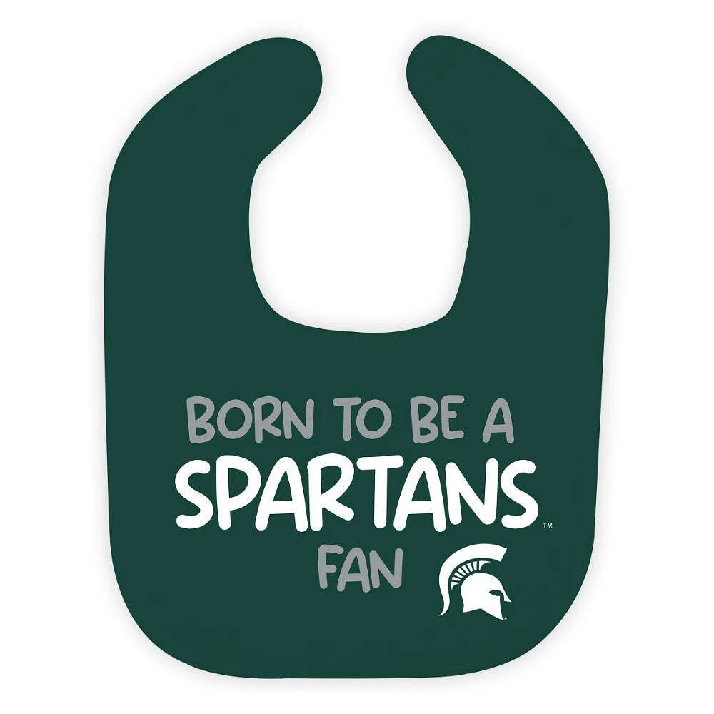 Michigan State Wee Ones Little Fan Soft Bib