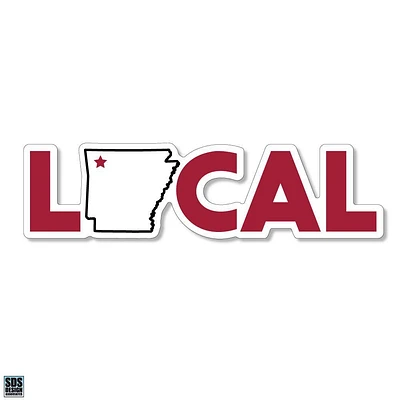 Arkansas 3.25 Inch Local Rugged Sticker Decal