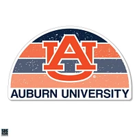 Auburn 3.25 Inch Gradient Half Moon Rugged Sticker Decal