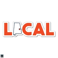 Auburn 3.25 Inch Local Rugged Sticker Decal