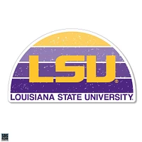 LSU 3.25 Inch Gradient Half Moon Rugged Sticker Decal