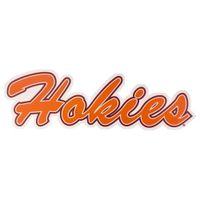  Virginia Tech Hokies Script Decal