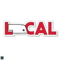 Nebraska 3.25 Inch Local Rugged Sticker Decal