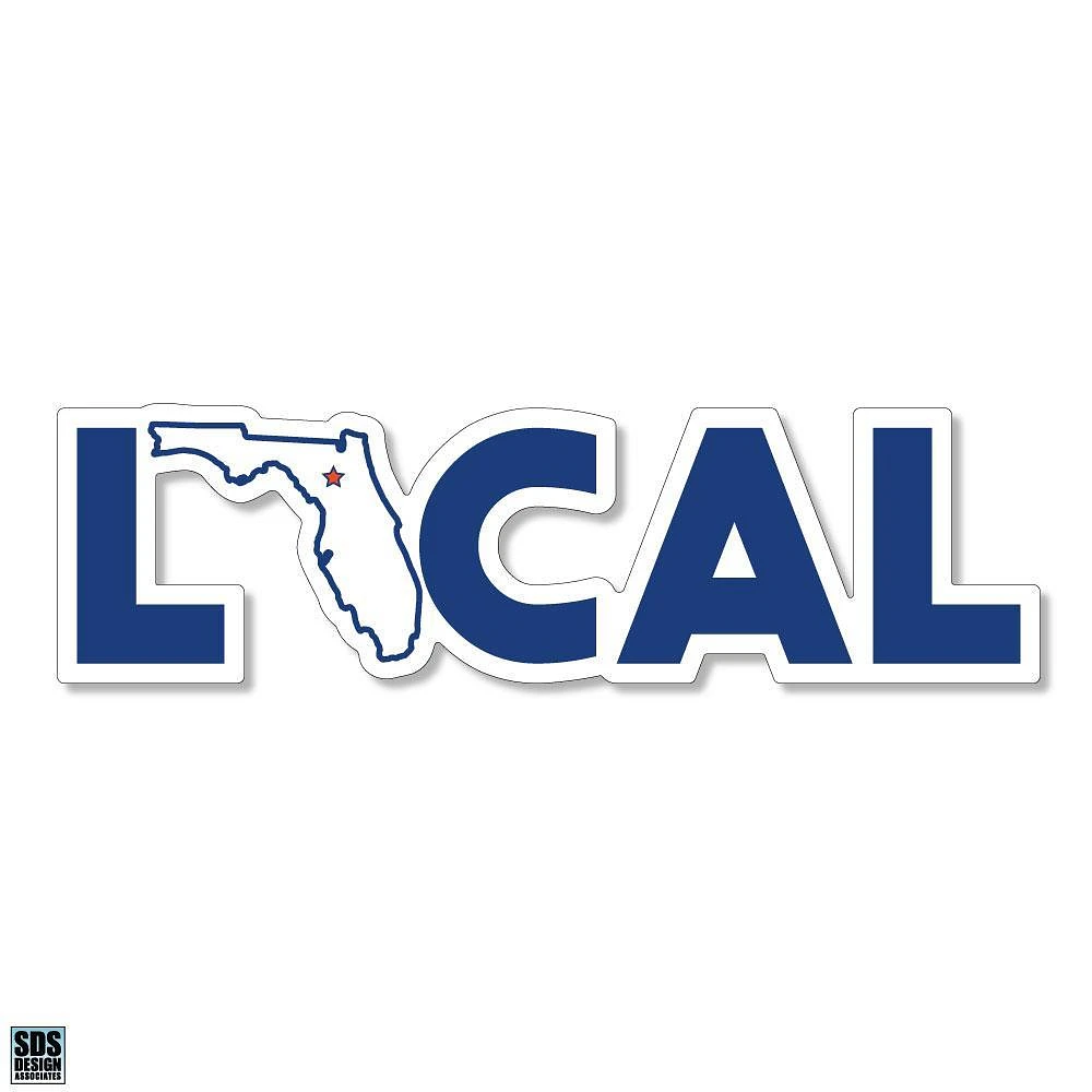 Florida 3.25 Inch Local Rugged Sticker Decal