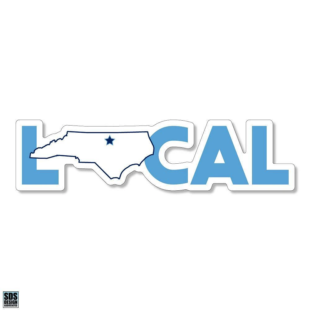 North Carolina 3.25 Inch Local Rugged Sticker Decal