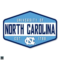 Carolina 3.25 Inch Hexagon Badge Rugged Sticker Decal