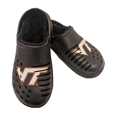 Virginia Tech Men's Big Logo Sherpa Clogs with Strap