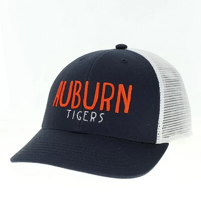 Auburn Legacy YOUTH Stacked Wordmark Mid-Pro Structured Hat