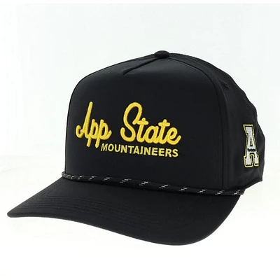 App State Legacy Caddy Rope Script Snapback Cap