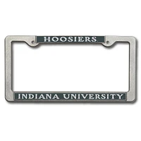 Indiana Pewter Mascot License Plate Frame