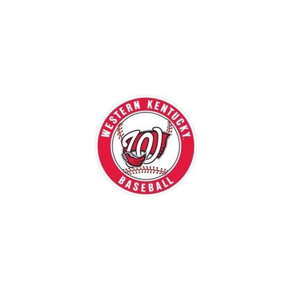  Western Kentucky Decal Circle Baseball Logo