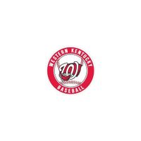  Western Kentucky Decal Circle Baseball Logo