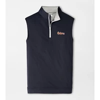 Florida Peter Millar Script Galway 1/4 Zip Vest