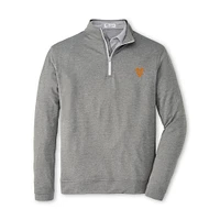 Tennessee Peter Millar Vault Interlock Perth Melange Quarter-Zip Pullover