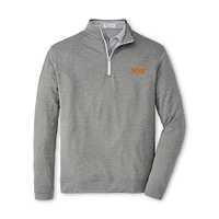 Tennessee Peter Millar Vault Vols Star Perth Melange Quarter-Zip Pullover