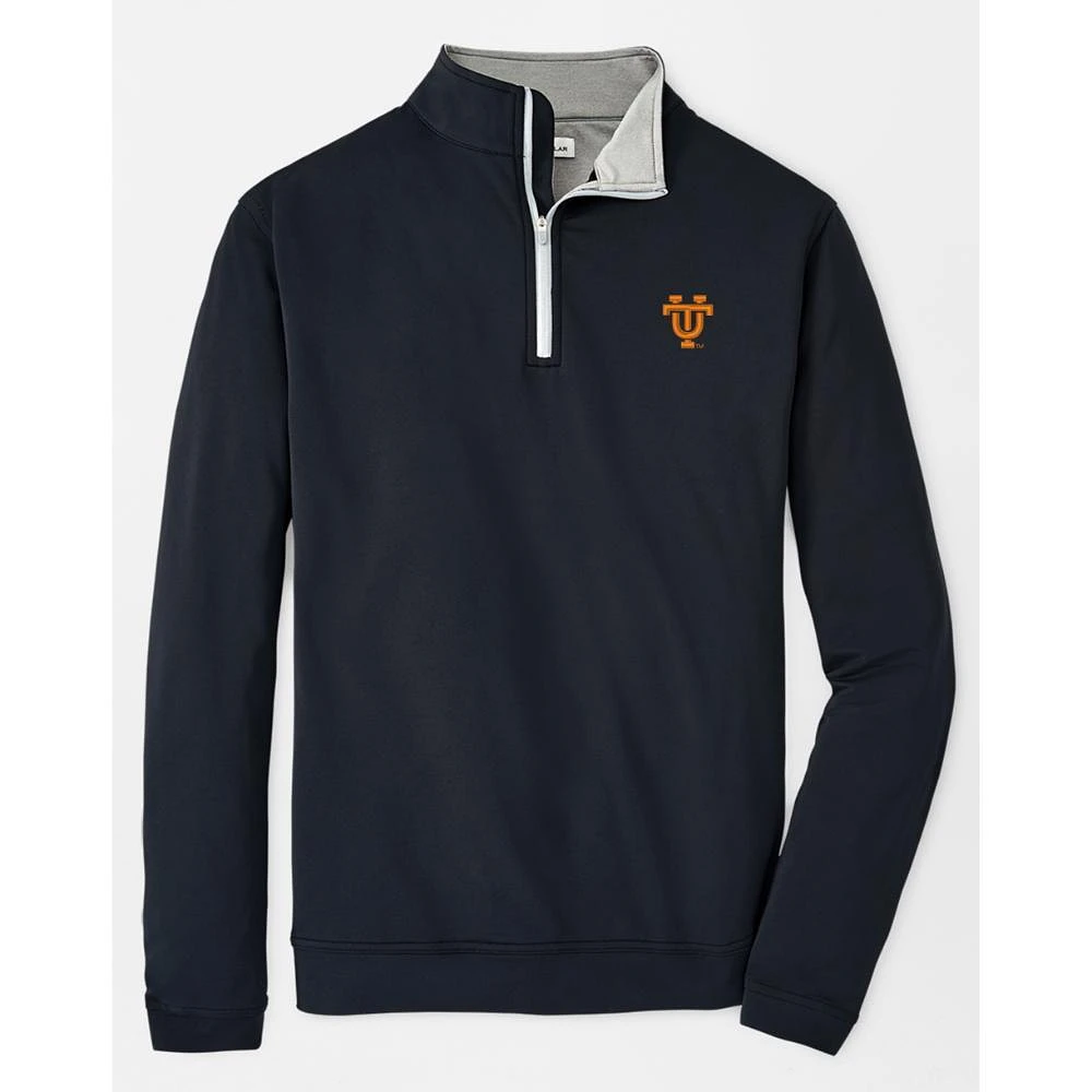 Tennessee Peter Millar Vault Interlock Perth Solid 1/4 Zip