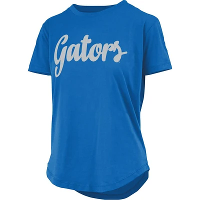 Florida Pressbox Script Sequins Round Bottom Tee