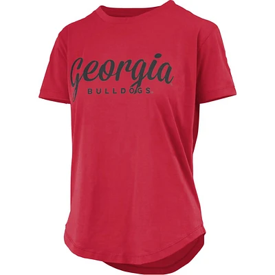 Georgia Pressbox Aleena Jersey Round Bottom Tee