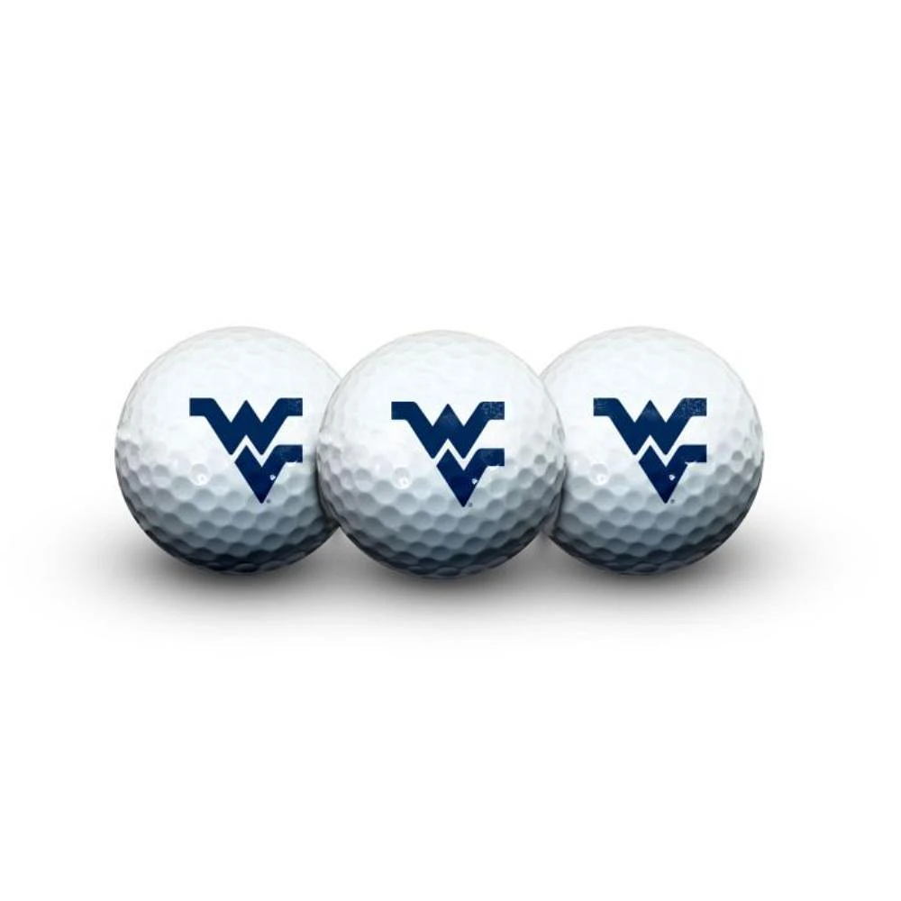 West Virginia 3-Pack Golf Balls