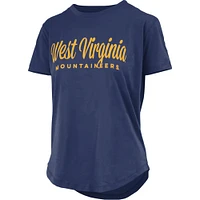 West Virginia Pressbox Aleena Jersey Round Bottom Tee