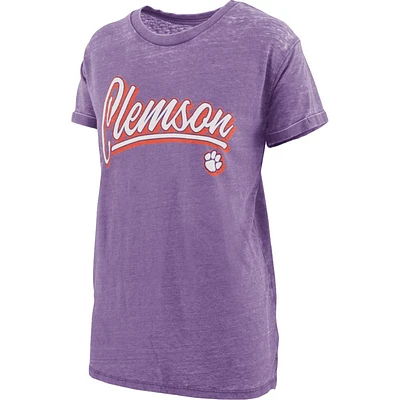 Clemson Pressbox Harlow Vintage Boyfriend Tee