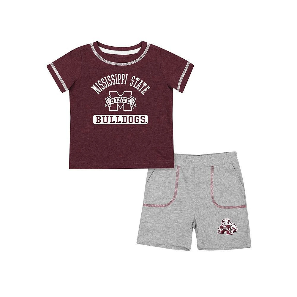 Mississippi State Colosseum Infant Hawkins Tee and Shorts Set