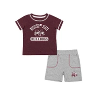 Mississippi State Colosseum Infant Hawkins Tee and Shorts Set