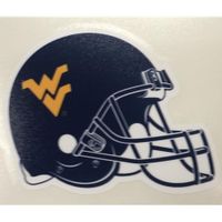  West Virginia Football Helmet Decal 3 