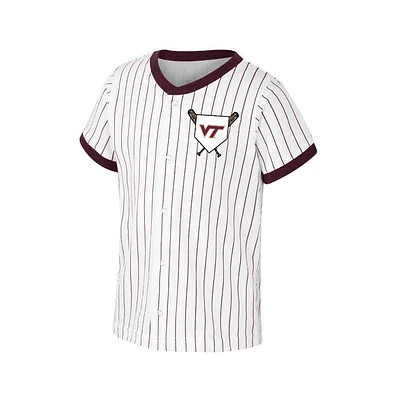 Virginia Tech Colosseum Toddler Dusty Baseball Snap Up Tee