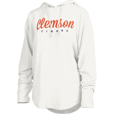 Clemson Pressbox Aleena Hooded Top