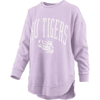 LSU Pressbox Wallington Vintage Poncho Fleece Crew