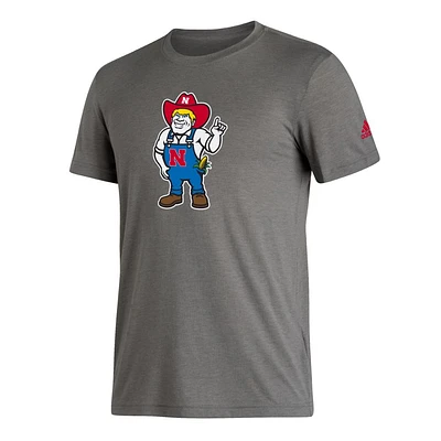 Nebraska Adidas Vault Herbie Blend Tee