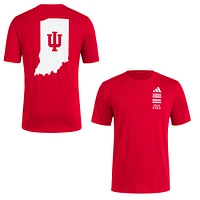 Indiana Adidas Reverse Retro Fresh Tee