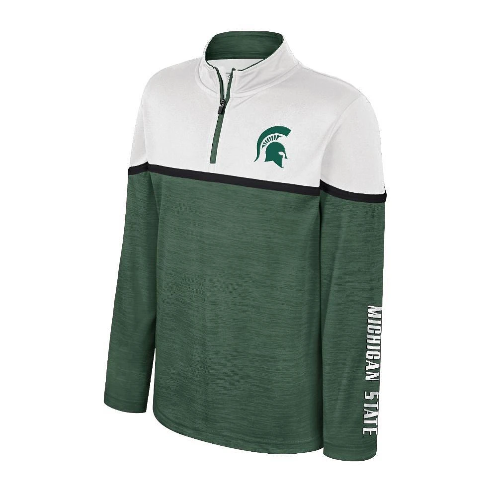 Michigan State Colosseum YOUTH Billy 1/4 Zip Windshirt