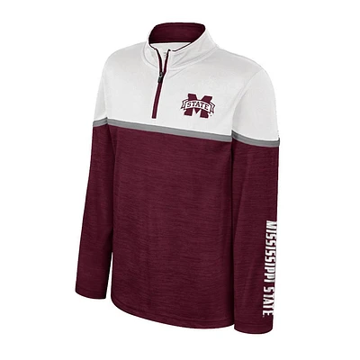 Mississippi State Colosseum YOUTH Billy 1/4 Zip Windshirt