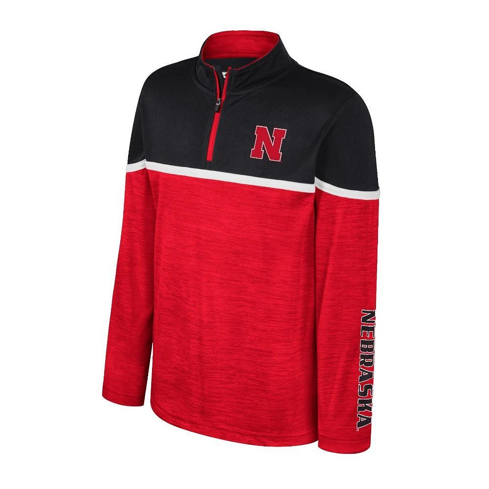 Nebraska Colosseum YOUTH Billy 1/4 Zip Windshirt