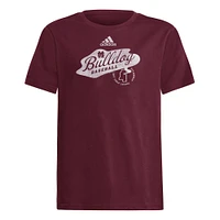 Mississippi State Adidas YOUTH MSU Bulldogs Baseball Tee