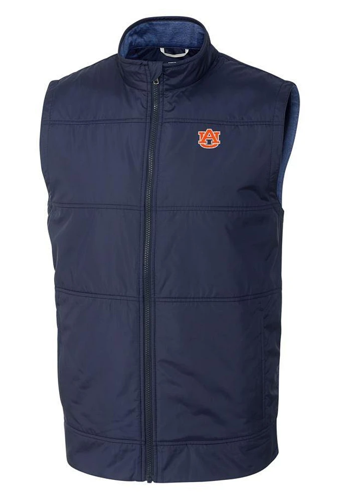 Auburn Cutter & Buck Men's Big Tall Stealth Quilted Vest